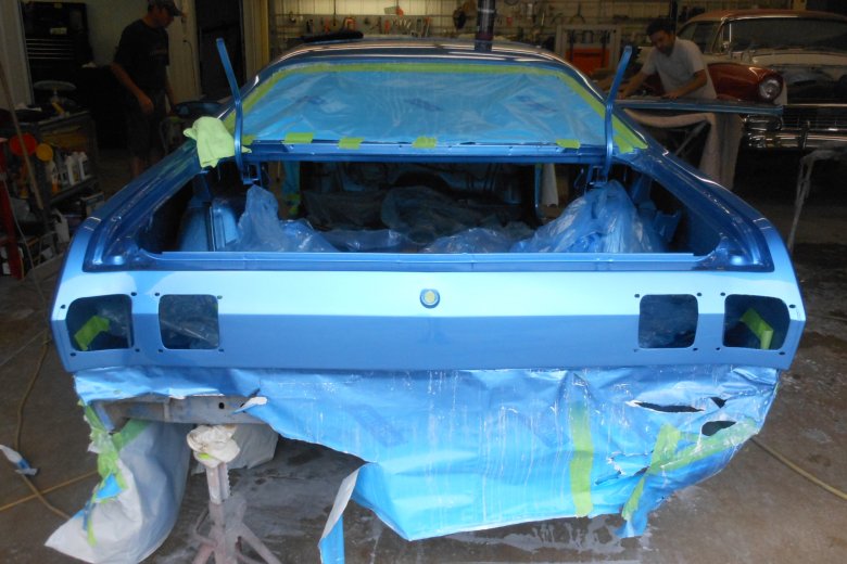 Here are some pictures of the car after wet sanding and buffing.